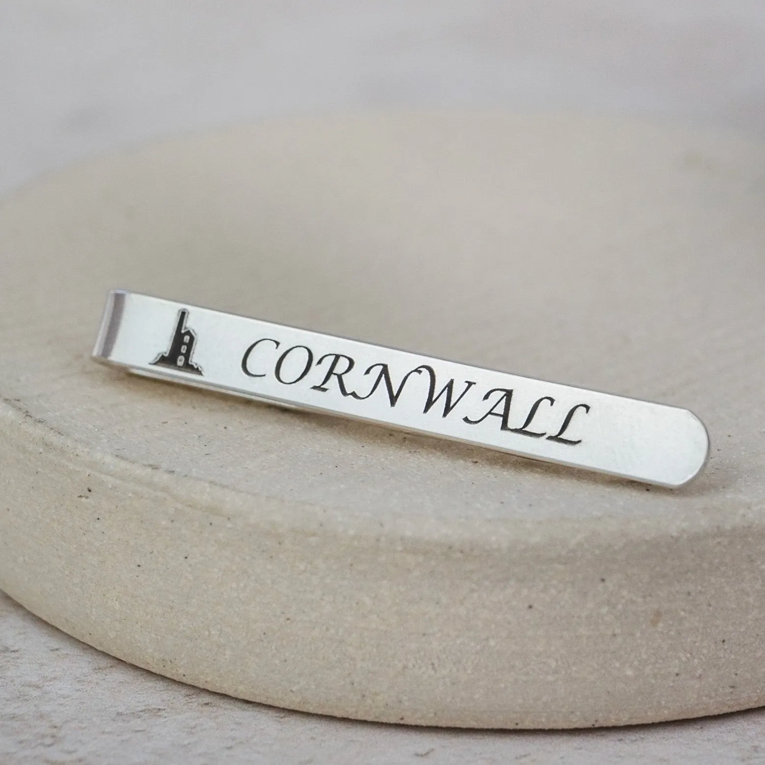 Sterling Silver Cornwall Tie Slide