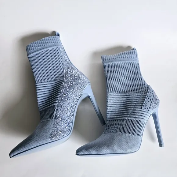 Steve Madden Maxwelle Booties Blue size 9