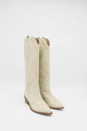 [STIVALI] JOLENE ARTISANAL STITCHING COWBOY BOOTS