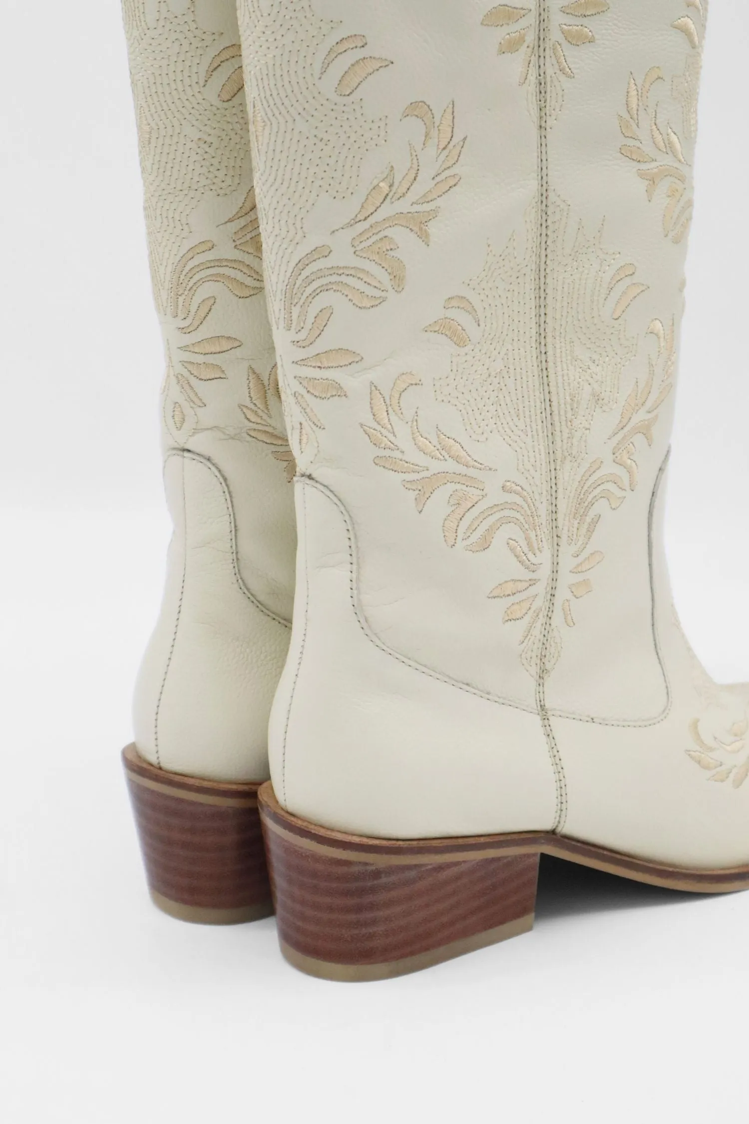 [STIVALI] JOLENE ARTISANAL STITCHING COWBOY BOOTS
