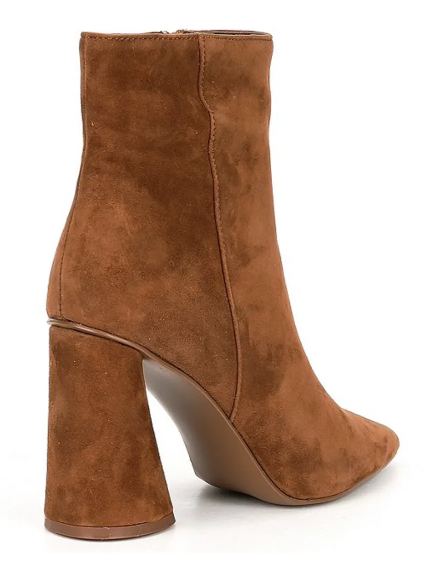 Suede Pointed Toe Booties