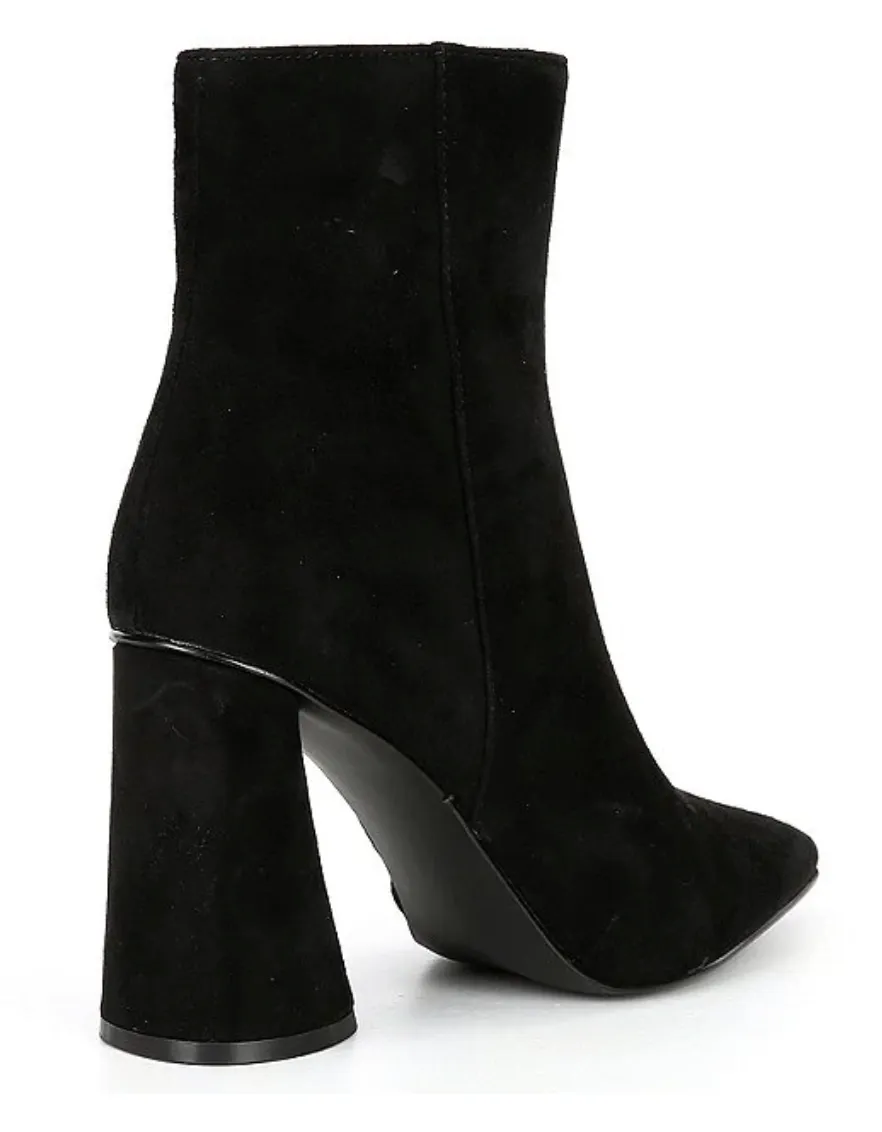 Suede Pointed Toe Booties