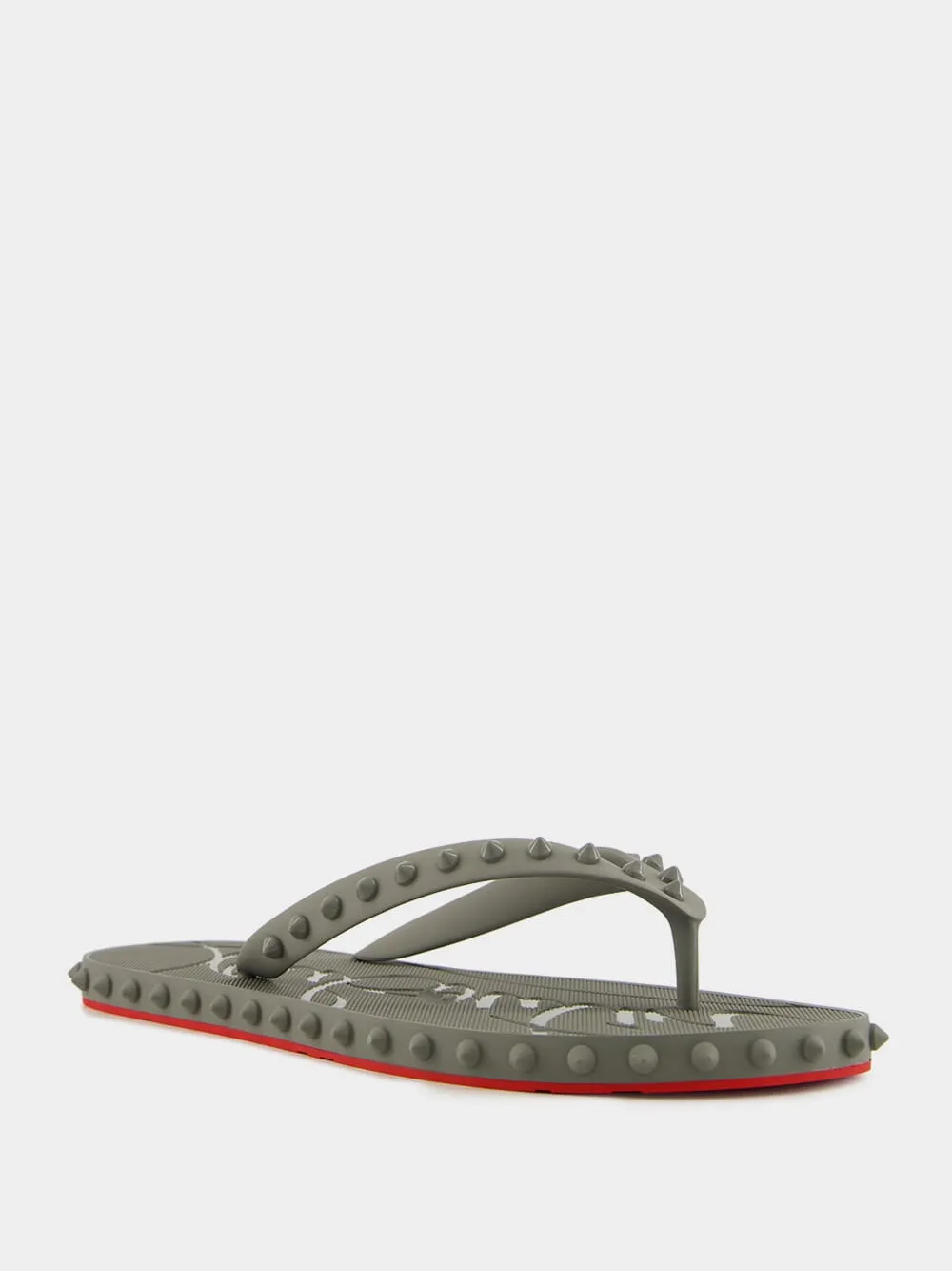 Super Loubi Flip-Flops in Smoke Grey