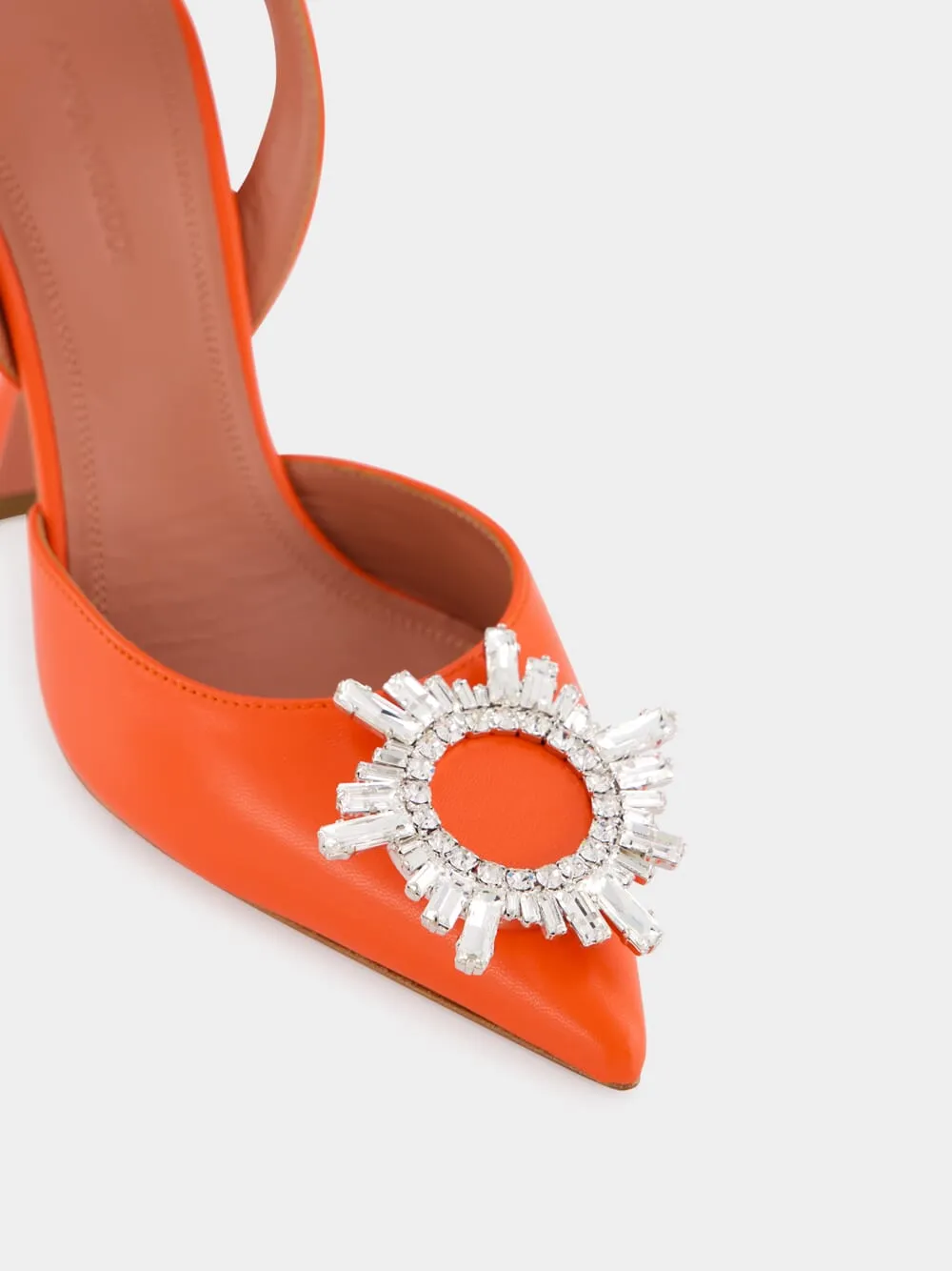 Tangerine Begum 95mm Nappa Slingback