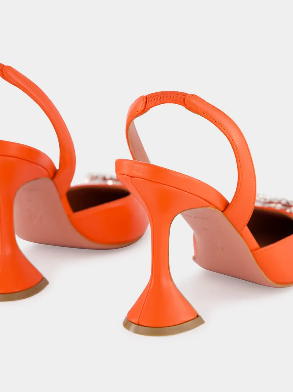 Tangerine Begum 95mm Nappa Slingback
