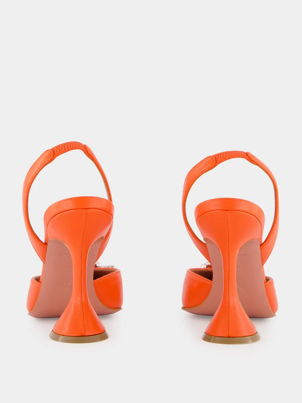 Tangerine Begum 95mm Nappa Slingback
