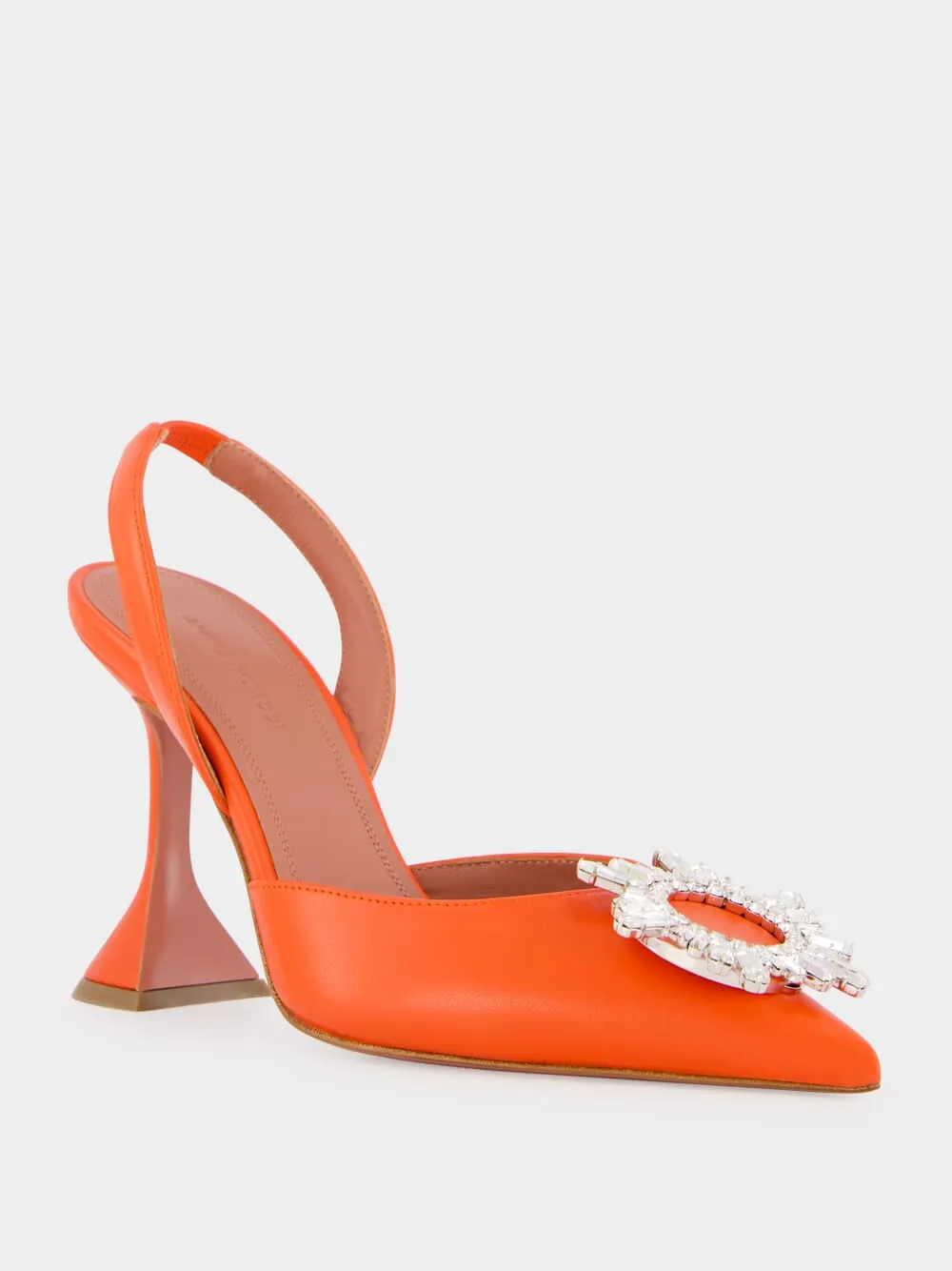 Tangerine Begum 95mm Nappa Slingback