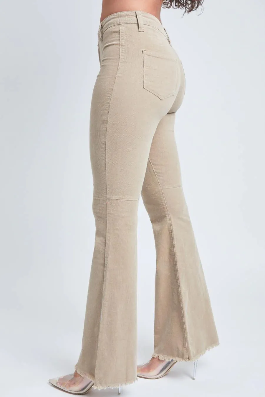 Taupe Corduroy Flare