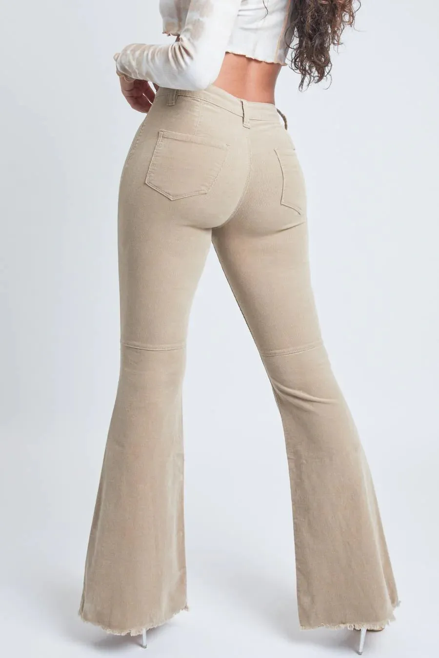 Taupe Corduroy Flare