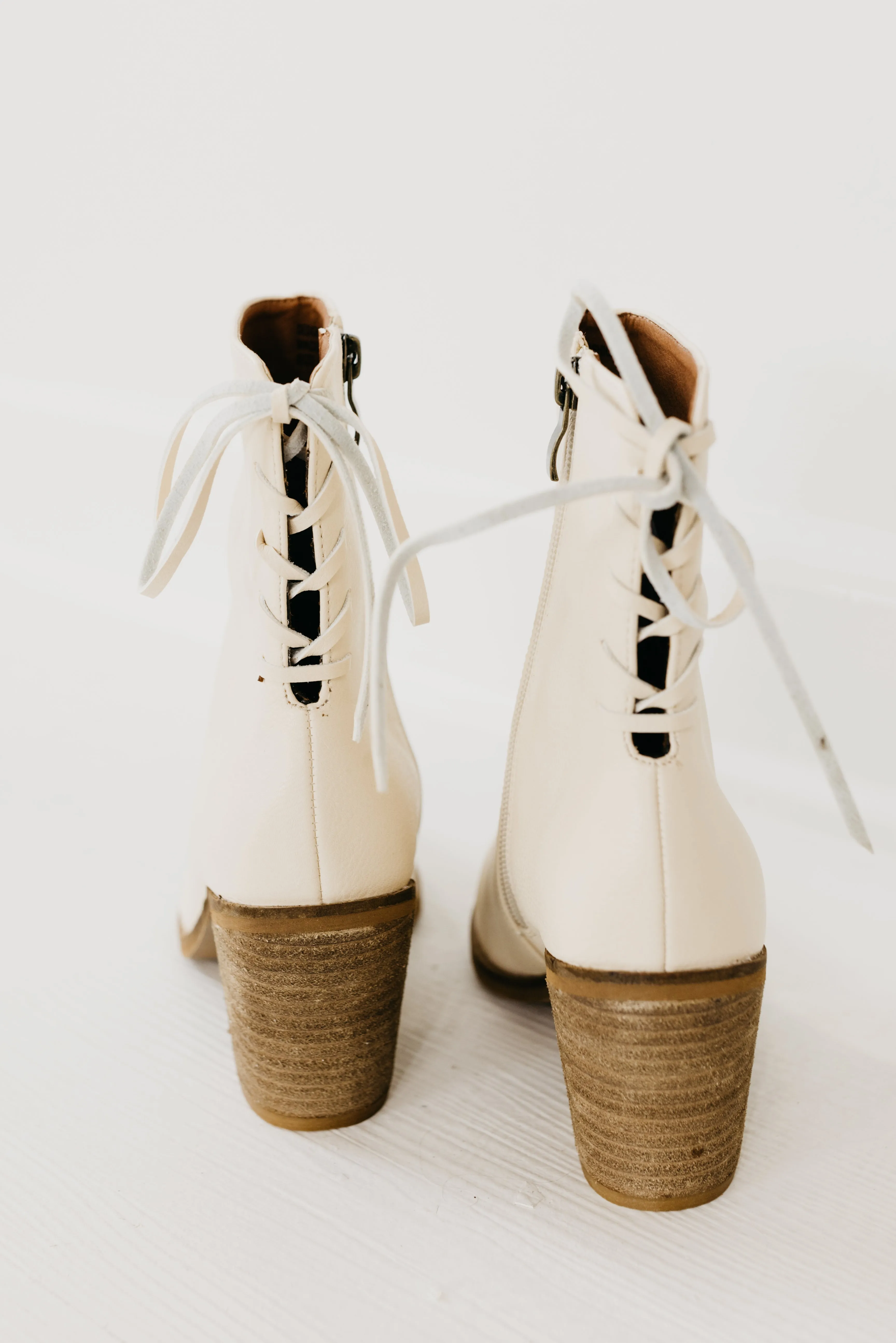 The Aster Lace Up Bootie  - FINAL SALE