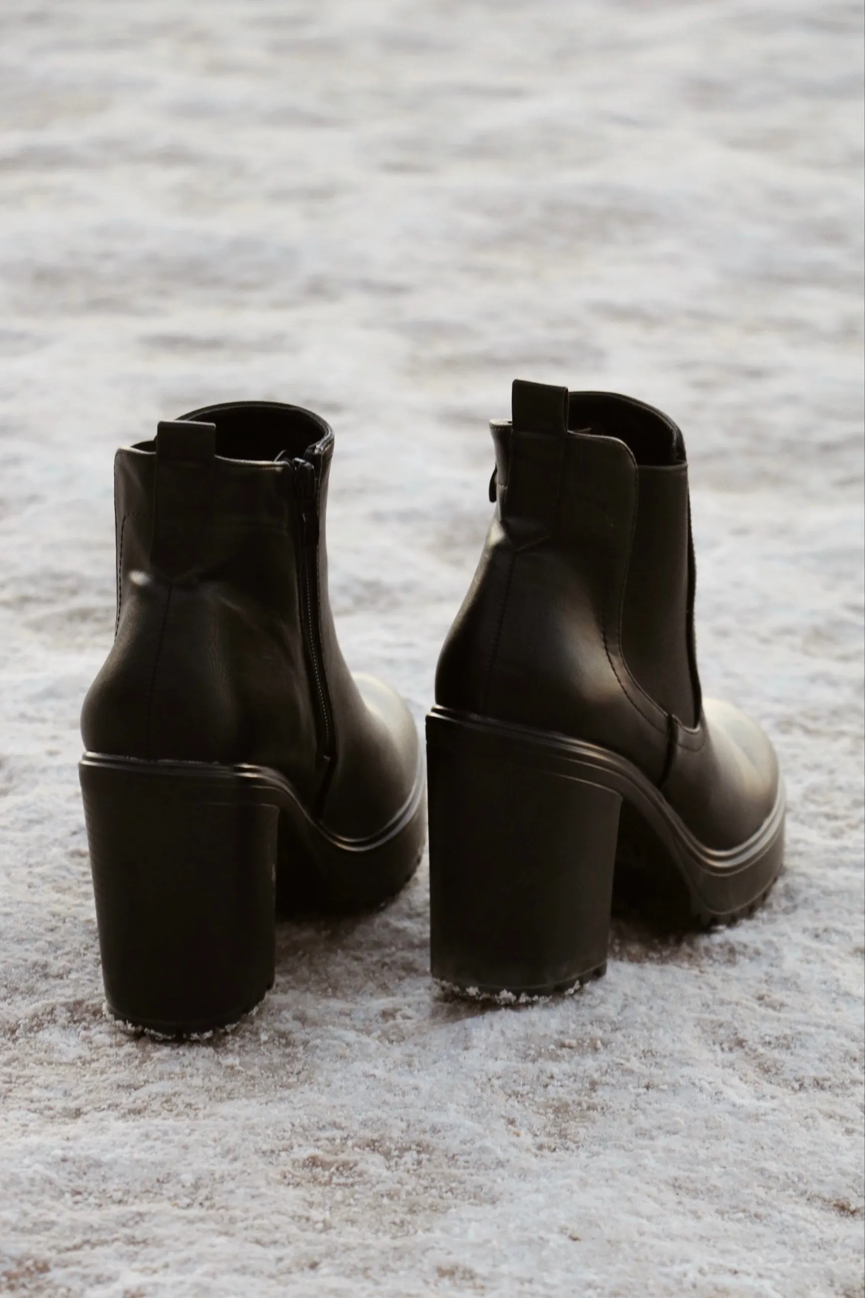 The Motto Black Booties