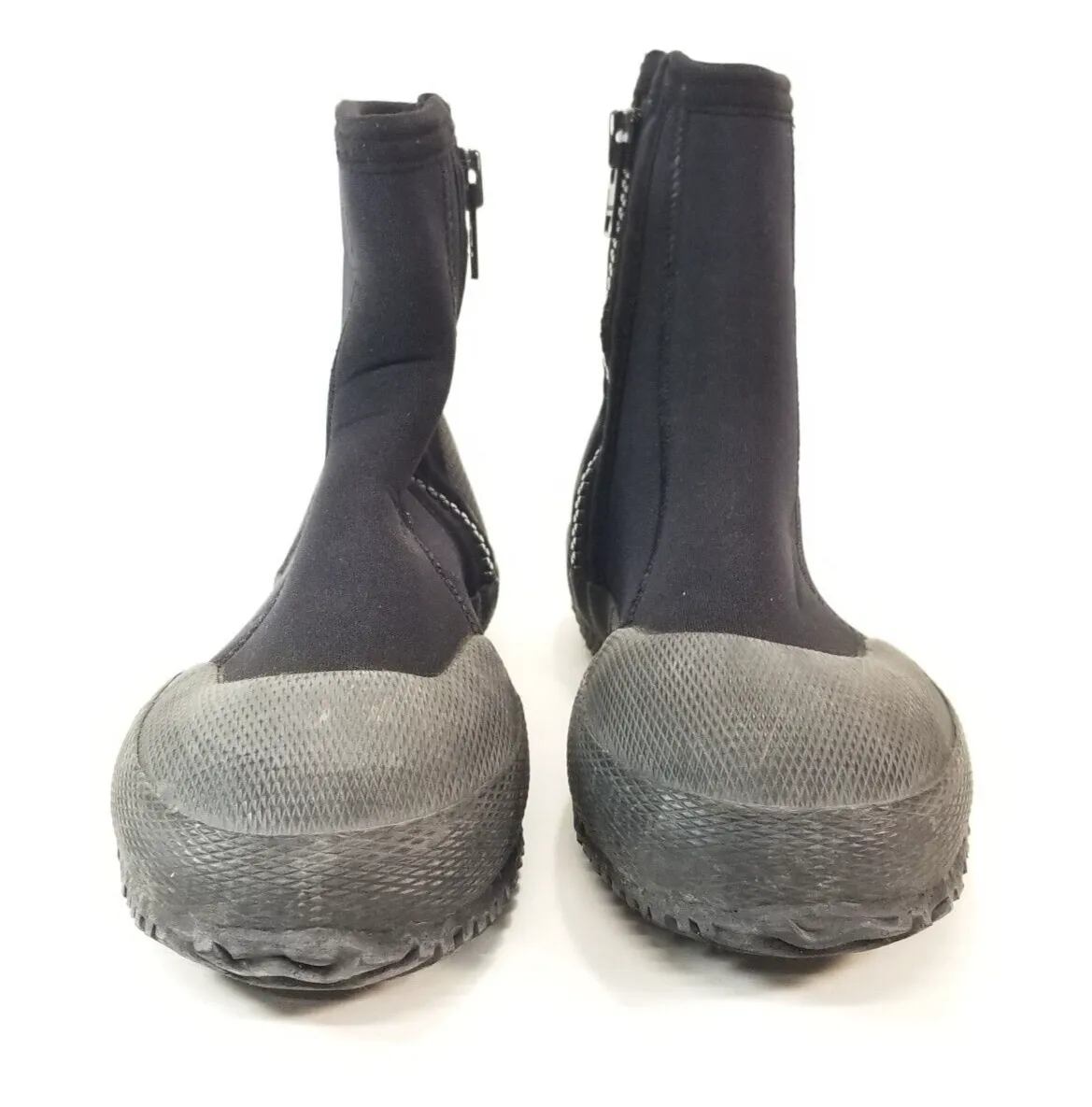 Tilos Titanium Zipper Neoprene Booties Boots 3mm SIZE 6 Scuba Dive