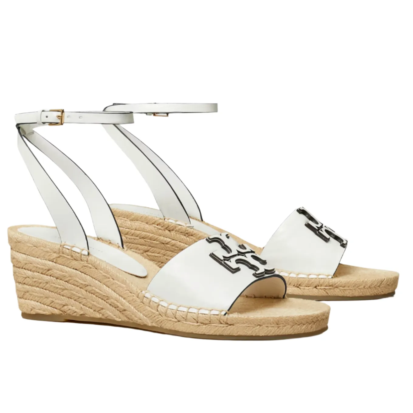 Tory Burch Ines Wedge Espadrille 50MM Goat Leather