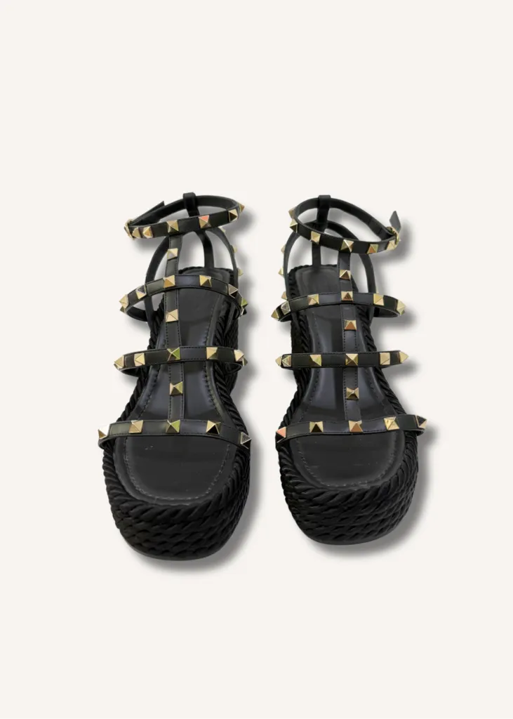 Valentino Rockstud Wedges