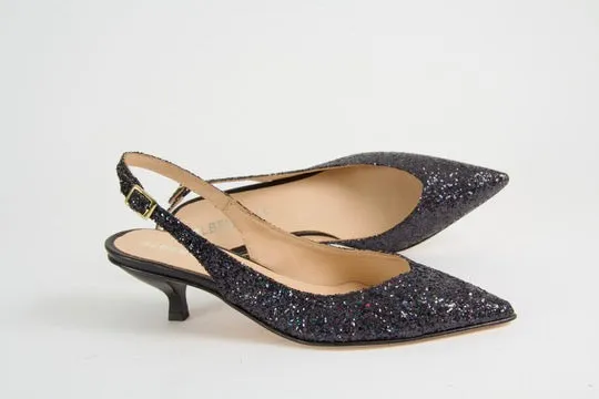 Valkyria Glittery Slingback Pumps