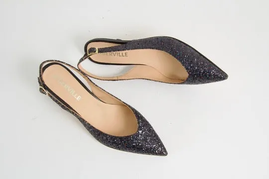 Valkyria Glittery Slingback Pumps
