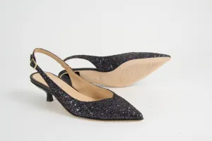 Valkyria Glittery Slingback Pumps