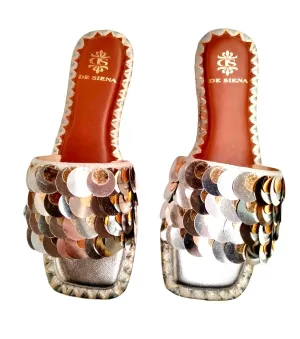 VANESSA SLIDES WITH PAILLETTES