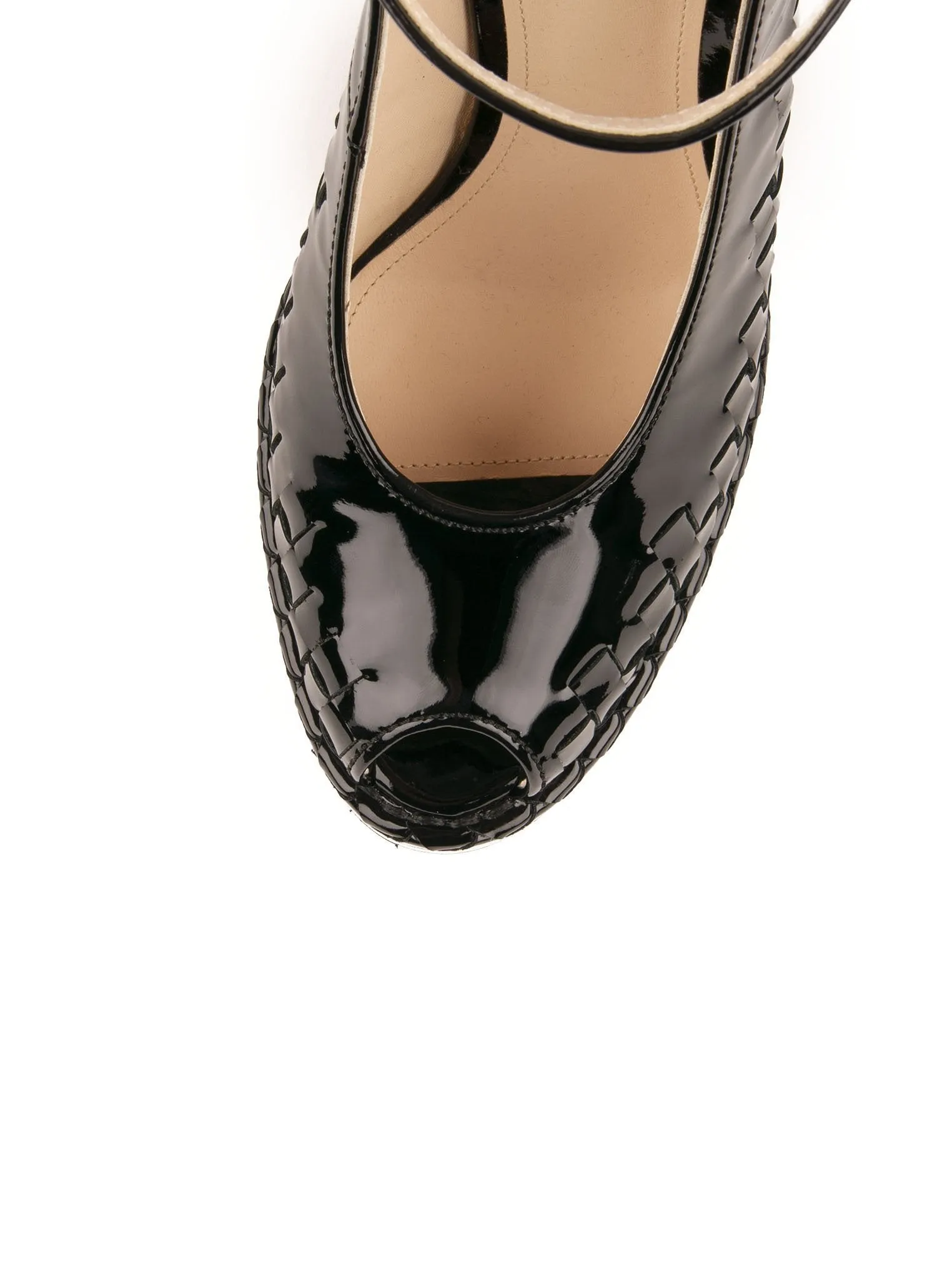Vernis Handy Wedge Strap Sandal - Black