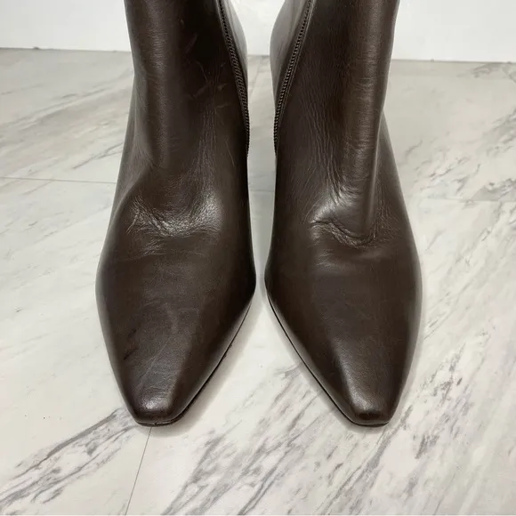 Vince Camuto Cammen Pointed Toe Brown Bootie 10 10 1/2