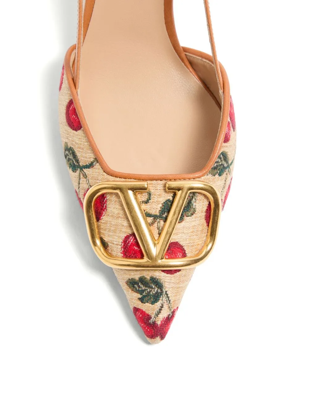 Vlogo signature slingback pumps
