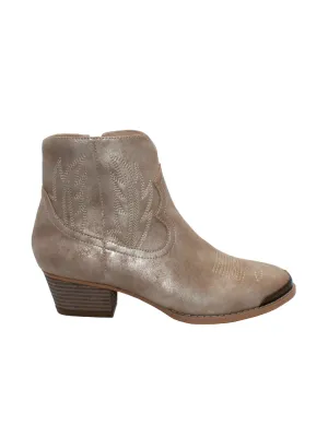 VOLATILE VERUCA METALLIC WASH BOOTIE