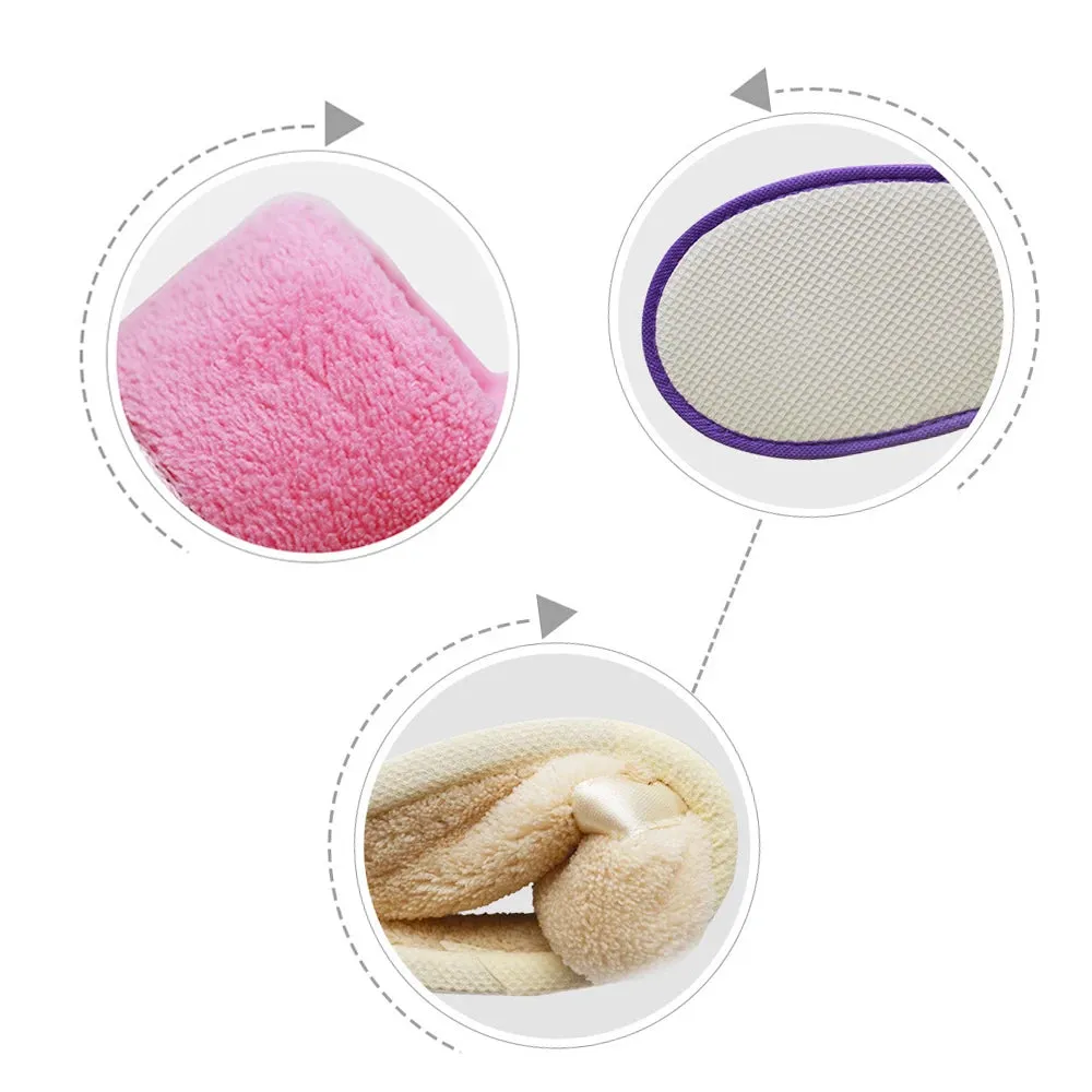 Winter Fur Slippers Women plush Home Shoes Hotel Flat Slippers Thick Fleece Indoor Slippers for Bedroom Non-Slip Silent Slides