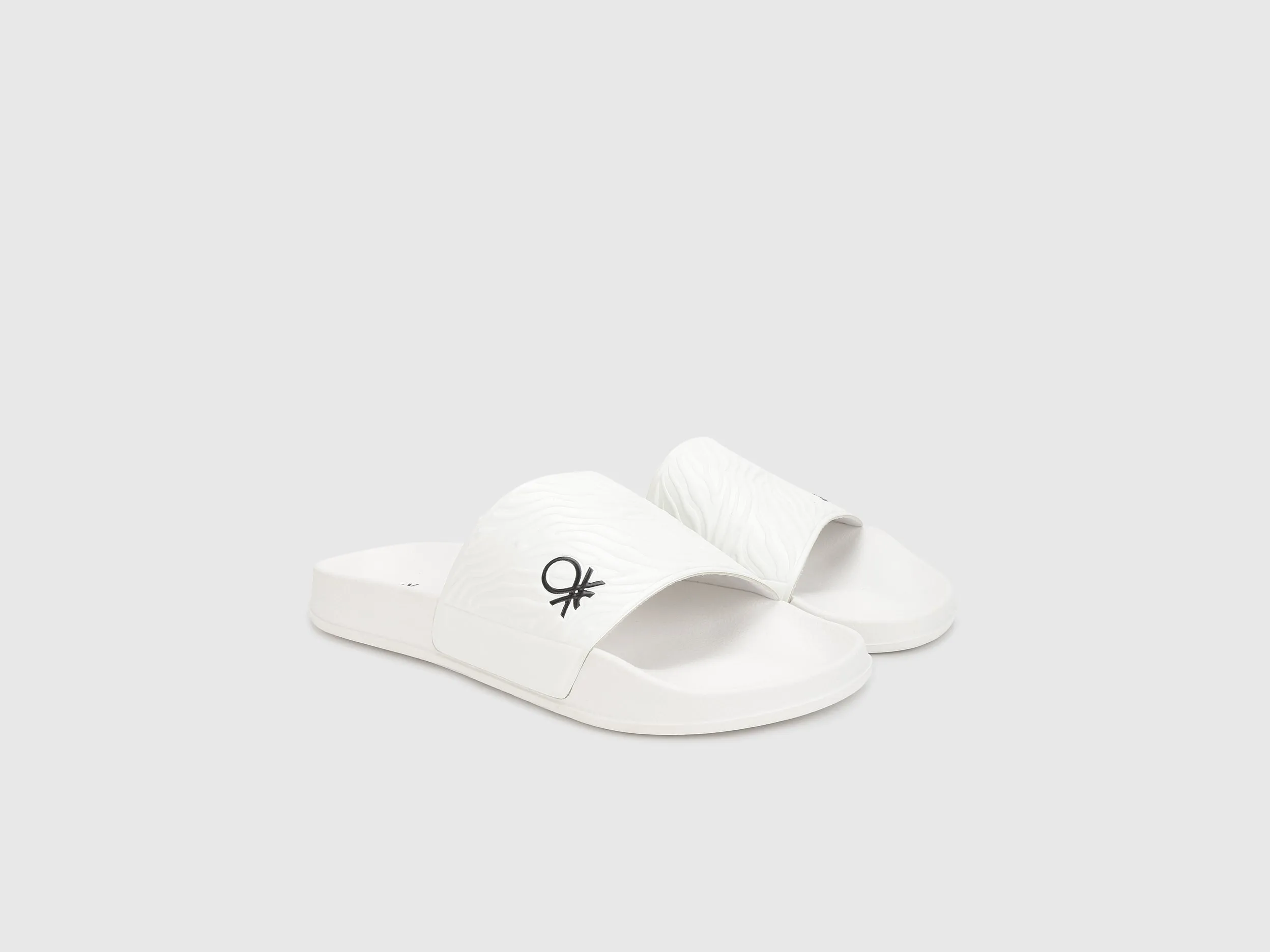 Women Self Design Slip-On Sliders