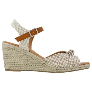 Womens Bellissimo Lou Tan Multi Wedge Sandals