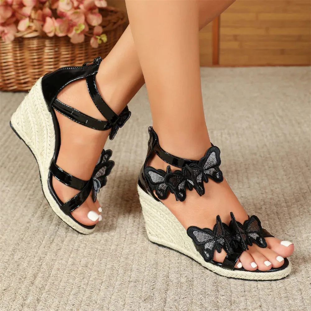 Women's Espadrille Wedge Summer Slides