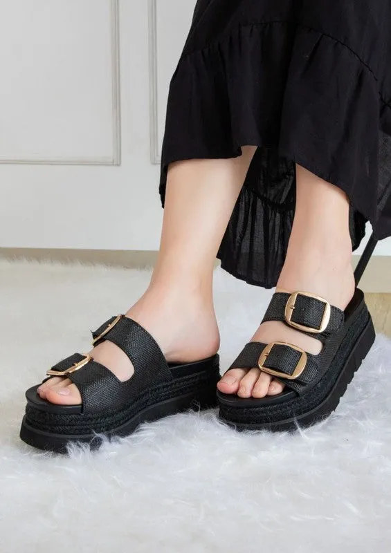 Women's Monique Buckled Fashion Wedges