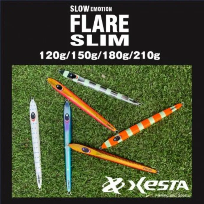 XESTA SLOW EMOTION FLARE SLIM METAL JIG 150g