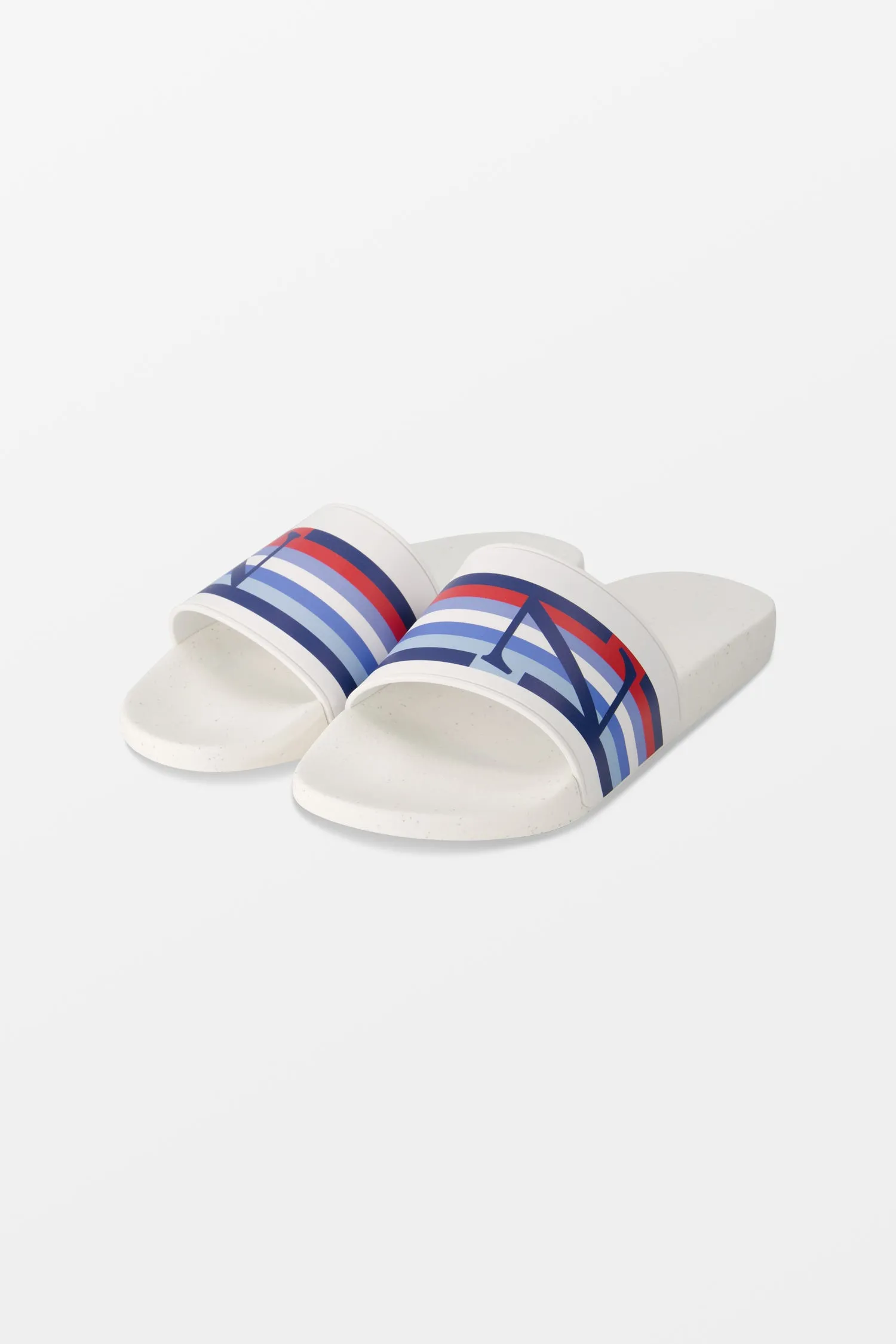 Zilli White Waterfront Slides